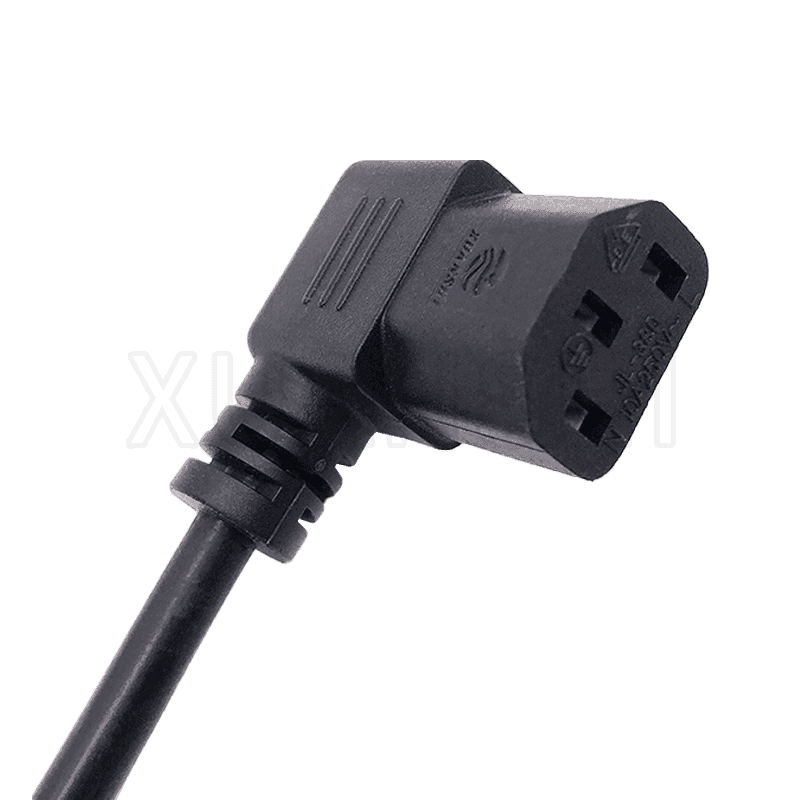 ángulo recto C13 conector IEC JL-38D