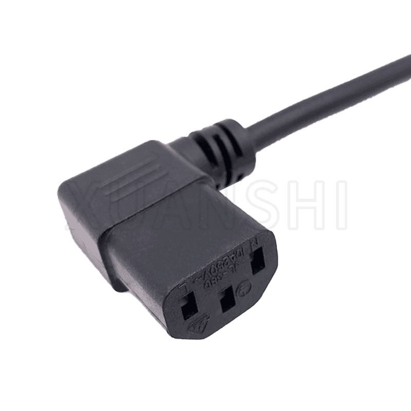 ángulo recto C13 conector IEC JL-38D