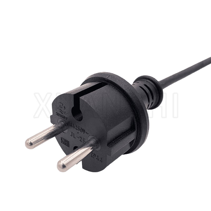 Cable de alimentación con enchufe europeo de 2 pines JL-2F