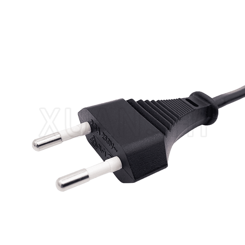 Cable de alimentación con enchufe europeo de 2 pines JL-1