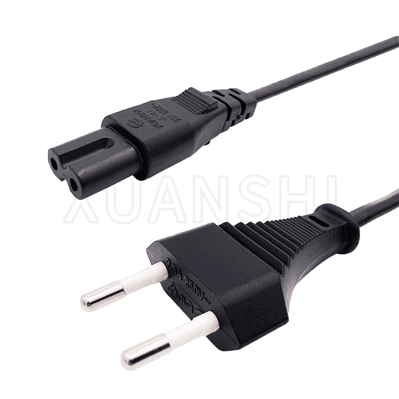 Cable de alimentación europeo de 2 pines con conector C7 JL-1, JL-47