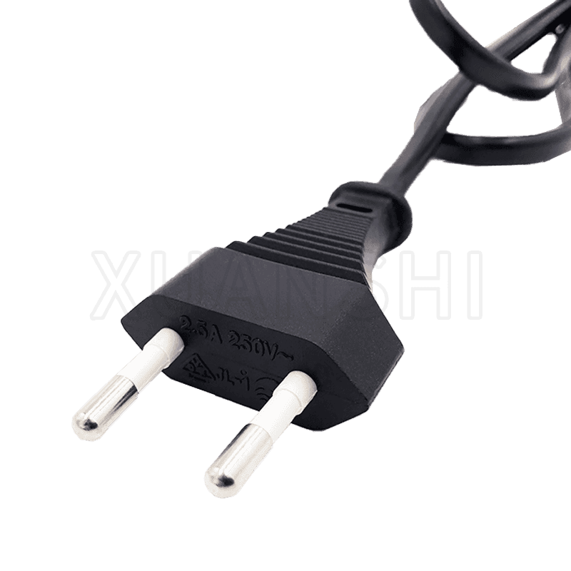 Cable de alimentación europeo de 2 pines con conector C7 JL-1, JL-47