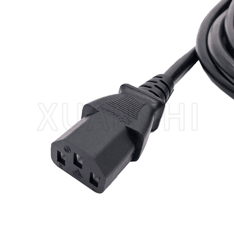 Cable de alimentación de enchufe de 3 pines de Israel con conector IEC C13 JL-10, JL-38C