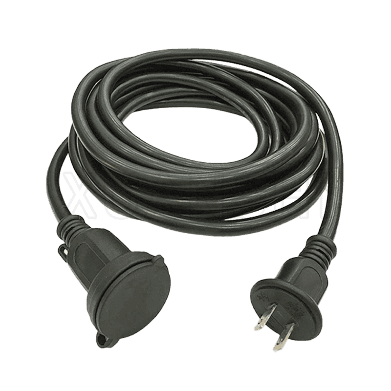 Cable de extensión japonés con enchufe impermeable de 2 pines JL-14, JL-14A