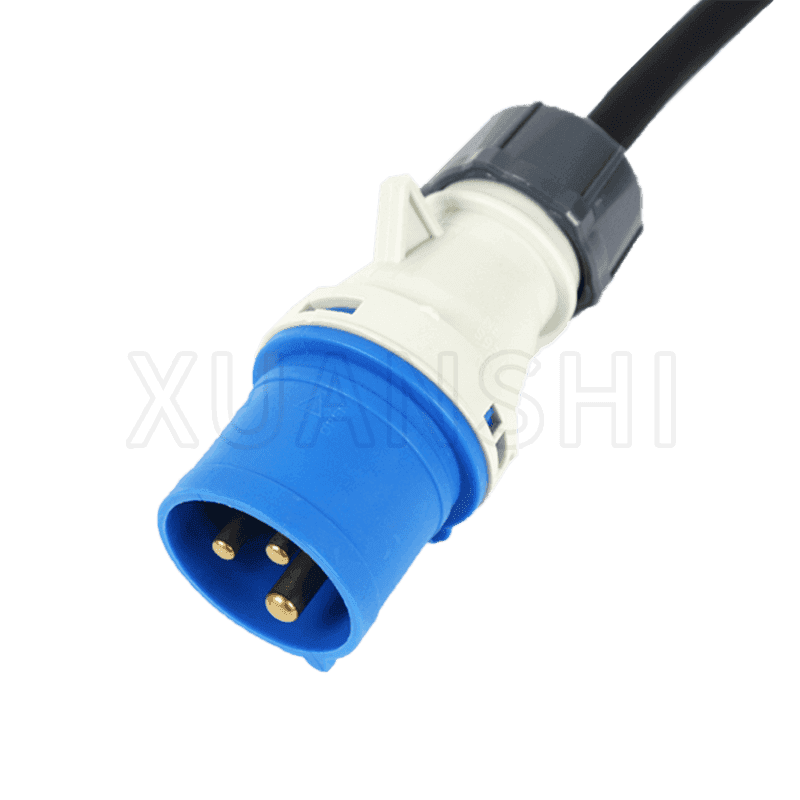 Cable de extensión macho hembra industrial IP44 de 3 pines XS-GY005, XS-GY005Z