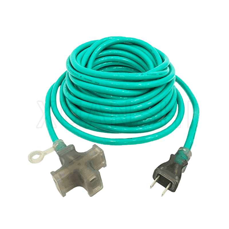 Cable de extensión de enchufe de 2 pines de Japón con enchufe de 3 salidas JL-7, JL-7B