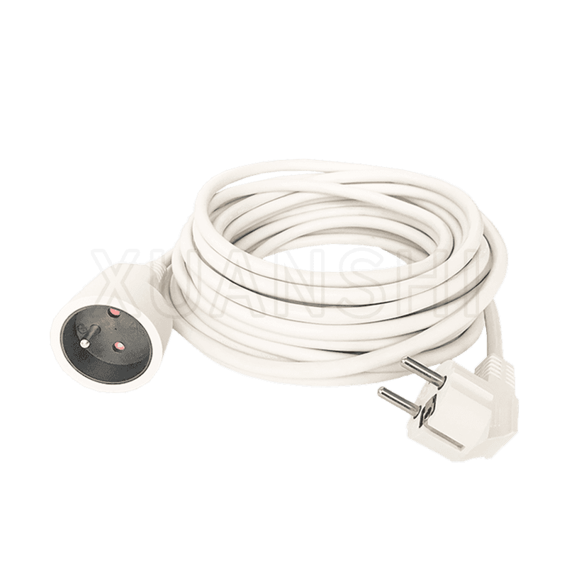 Cable de extensión de alimentación interior de tipo francés aprobado por NF JL-3, JL-3A