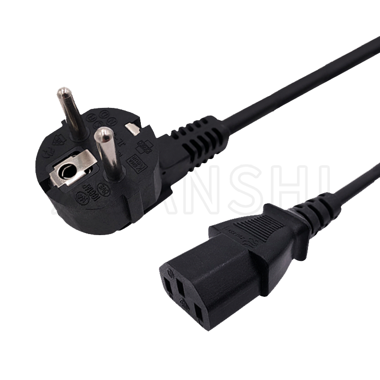 Cable de alimentación con enchufe europeo con conector C13 JL-3,JL-38C